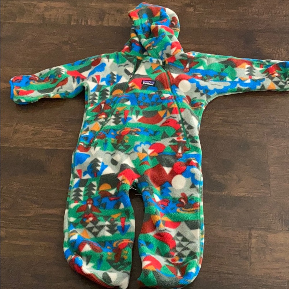 Toddler pile fleece bunting